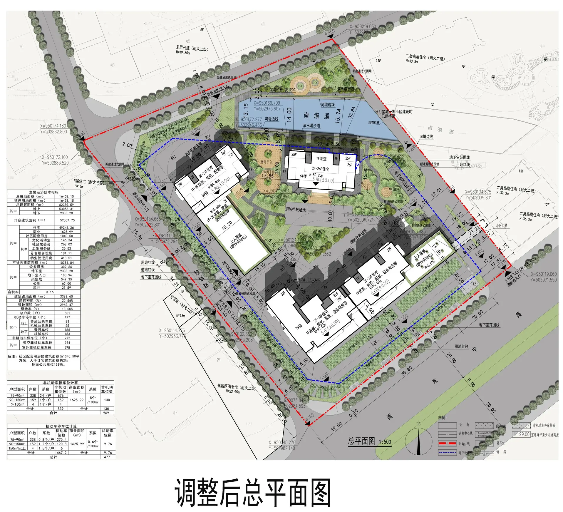 日月星城二期总平面局部调整设计方案的批前公示