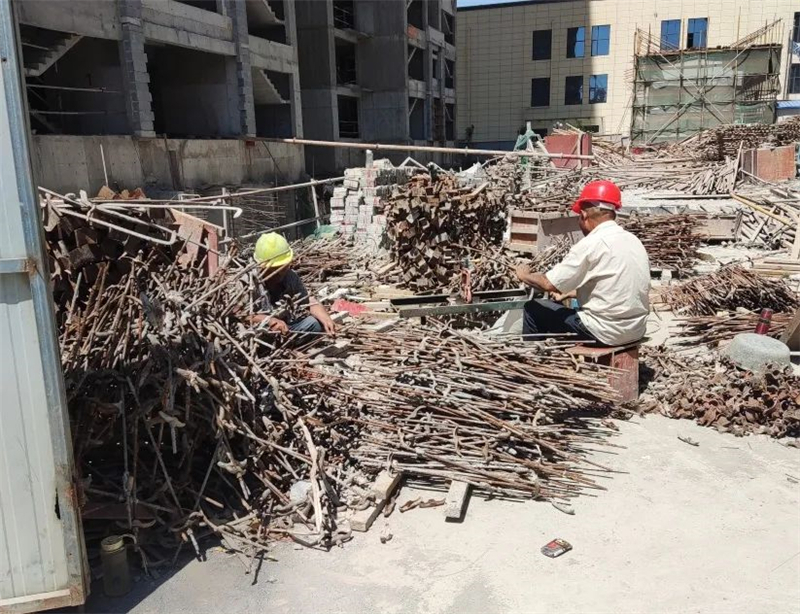 中铭学府丨6月份工程播报 炎炎夏日 再炎热的天气也抵挡不住建筑工人施工的步伐