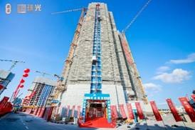 喜讯丨沥滘村旧村改造项目首期复建房封顶大吉