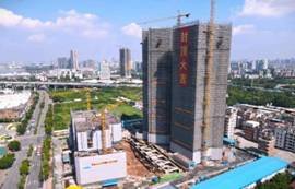 喜讯丨沥滘村旧村改造项目首期复建房封顶大吉