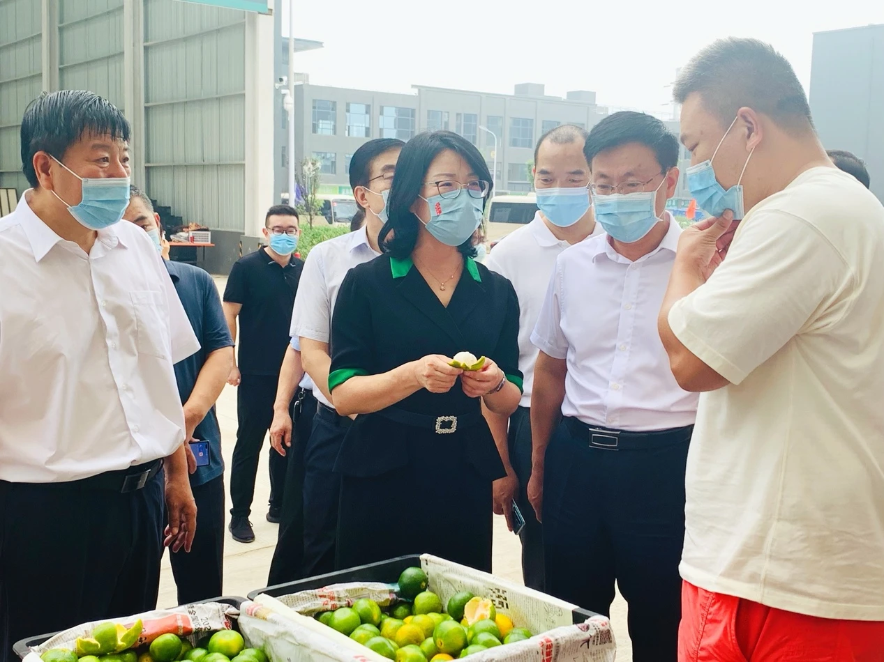 晋南农批水果交易区盛大开业暨枣林街（五一东路—南外环东路）正式开通