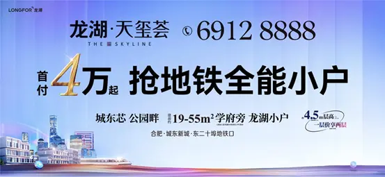 合肥白领必看，龙湖·天玺荟全能小户，追梦路的财富密码