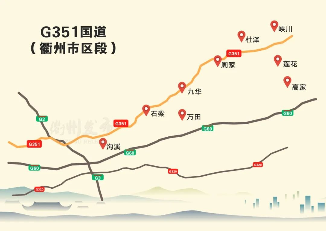 环城北线新进展来了351国道龙游段通过交工验收