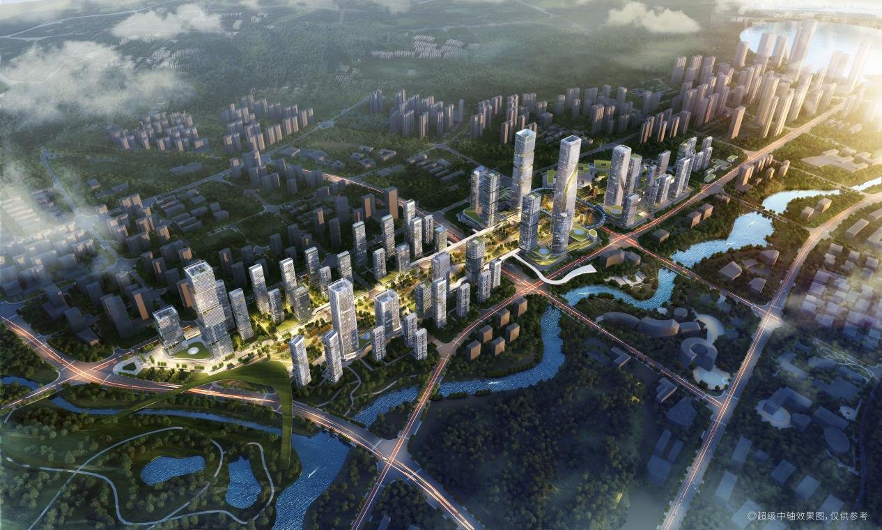 长沙招商梅溪湖花园城：主体结构封顶！布局中轴商业，构筑城市活力新中心！