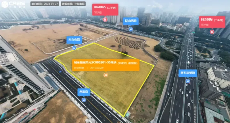 杭州龙年首拍火爆揽金111.6亿，最高溢价率达24.44%