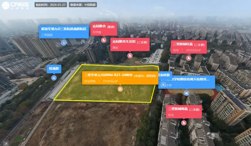 杭州龙年首拍火爆揽金111.6亿，最高溢价率达24.44%