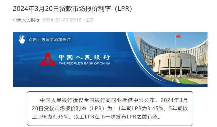 3月LPR报价出炉！宁波房贷利率的情况是……