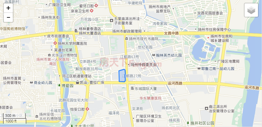 扬州挂牌2幅涉宅用地 最高起始楼面价约8583元/㎡