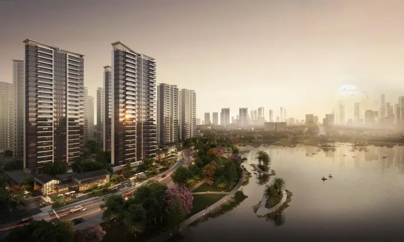 保利湖映琅悦丨三水顶豪实景开放，当场引爆认筹热潮