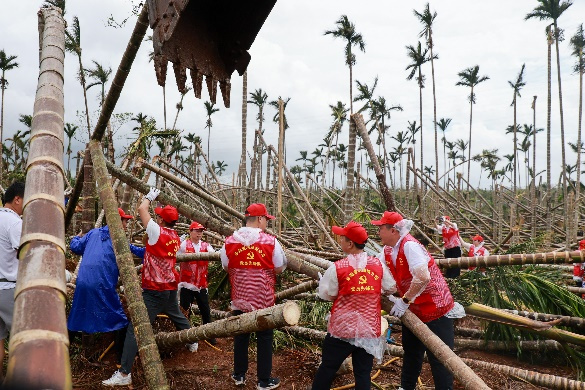 践行央企使命责任 护航人民美好生活——华润置地海南公司紧急组织救灾力量迅速开展抢险救灾工作
