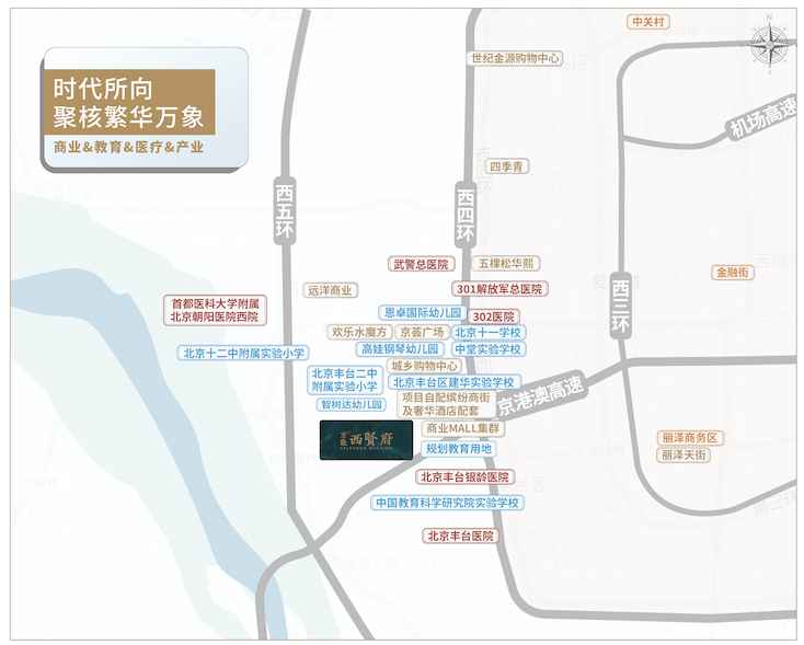 高能利好！丰盛商业配套汇聚，京能西贤府自显雍容