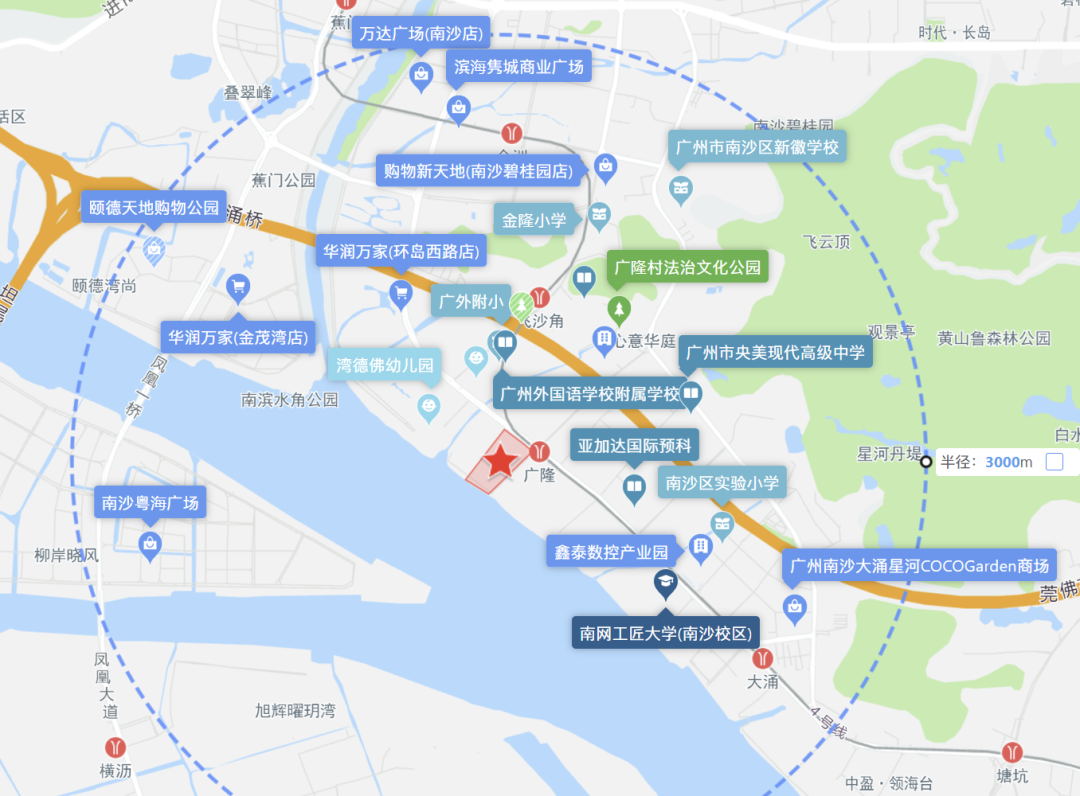 南投地产&中铁建联合体20亿竞得广州南沙区2024NJY-6地块，成交楼面价11040元/㎡