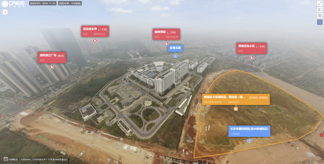 嘉宇控股底价竞得长沙望城区宅地，成交楼面价3263元/㎡