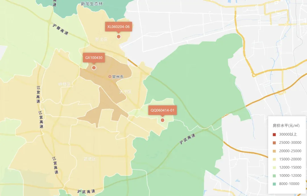 常州土拍顺利成交3宗涉宅用地，收金34.24亿元
