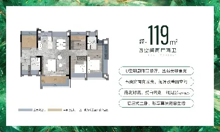 越秀·天悦云湖三期 王炸湖景户型102-118㎡加推60套-广州新房网-房天下