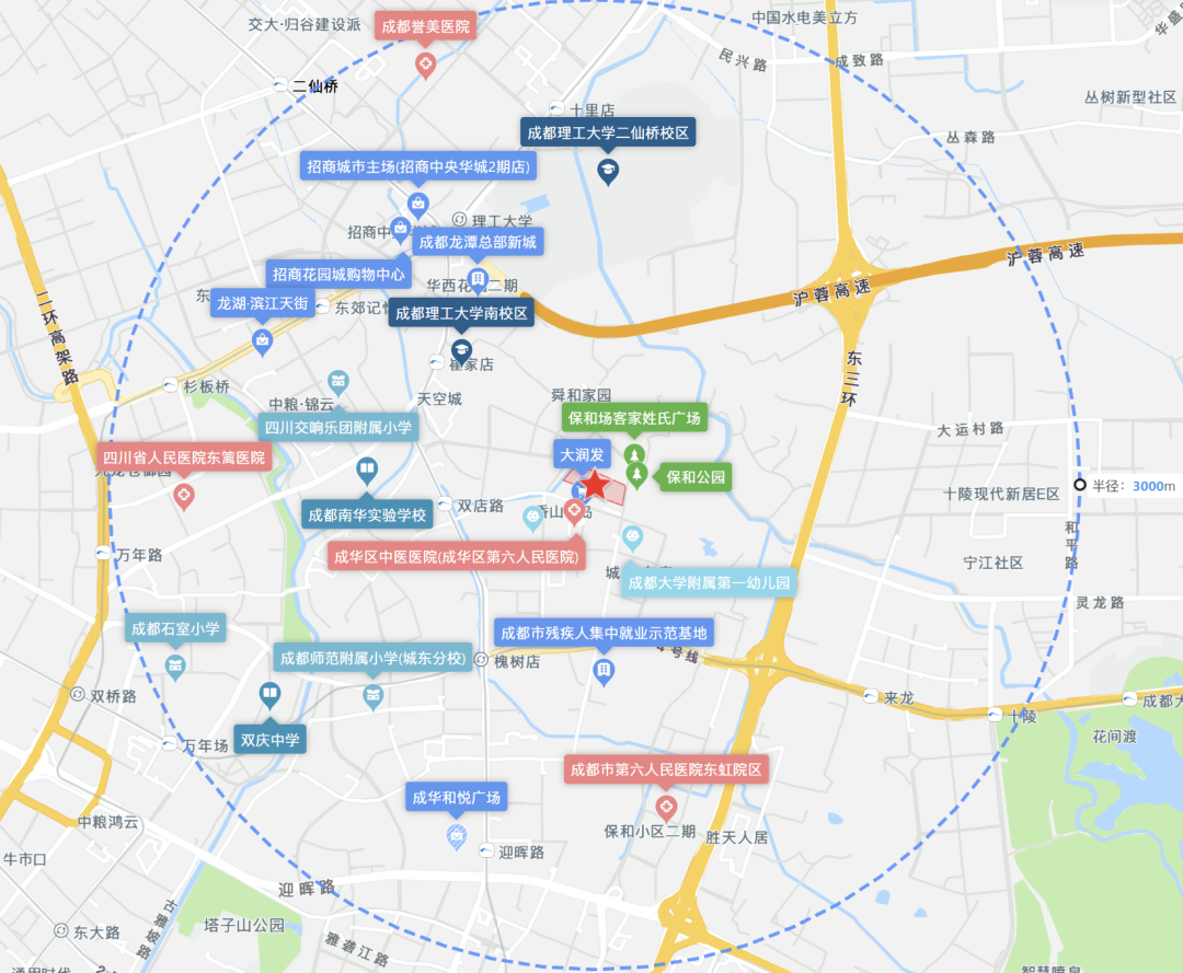 地块周边配套
