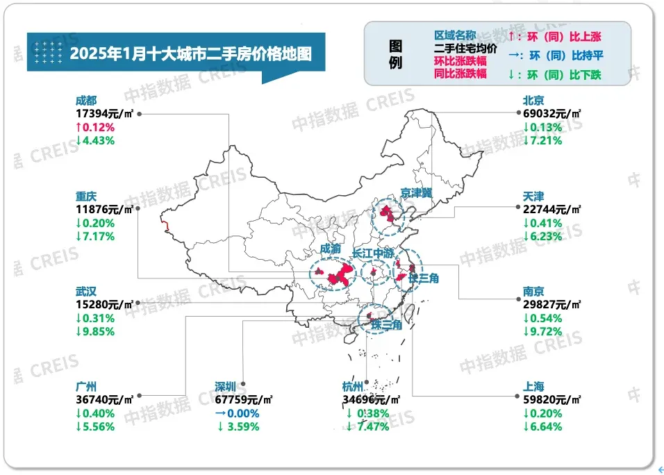 2025年1月武汉房价地图出炉-武汉新房网-房天下