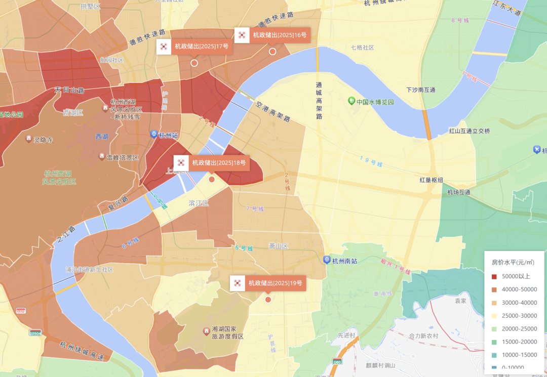 图：地块位置分布