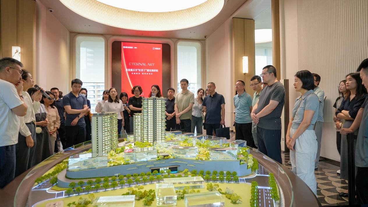 重庆市“好房子”技术导则编制组 赴联发嘉和府，推进“好房子”标准化工作