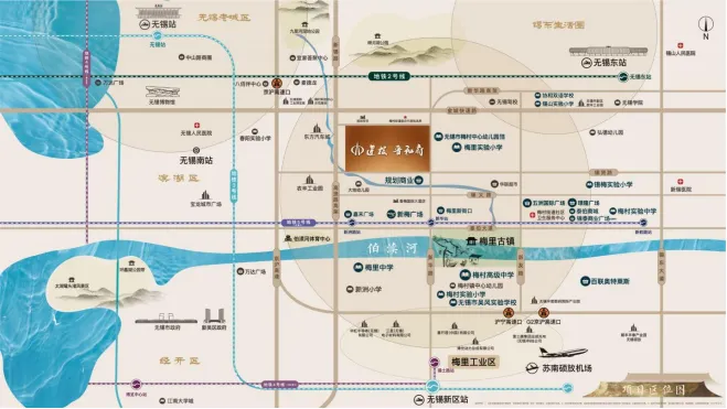 晋诚致远，和筑未来——看建投·晋和府如何成为梅里城芯的尊享府邸