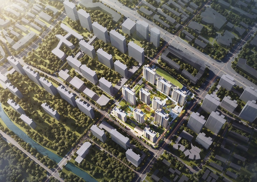 刚公示!中能建老江东43.61亿巨无霸地块, 首宗子地块规划效果图曝光
