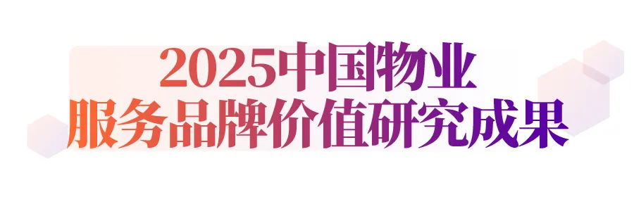 2025中国房地产服务品牌价值研究报告