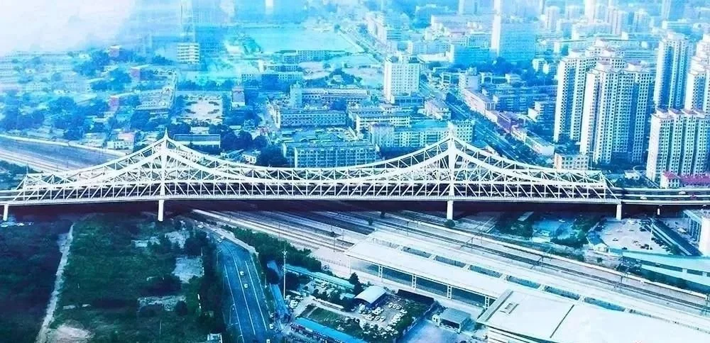 廊坊光明桥工程,将成世界首座上跨高铁的钢桁梁桥