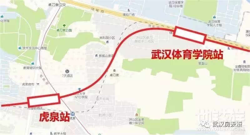 第6站:虎泉站,位于虎泉街和卓刀泉南路交汇处(2号换乘)