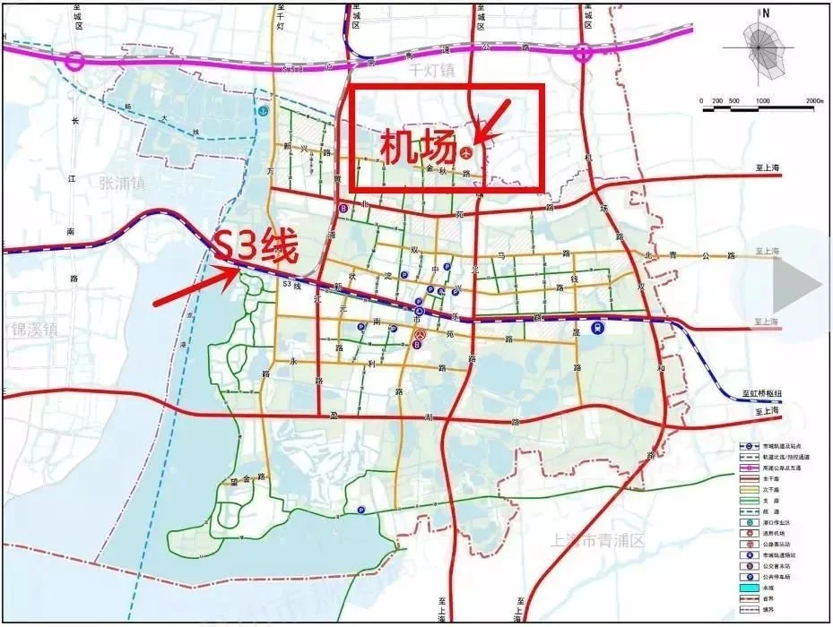 昆山规划要建机场  最近,昆山市淀山湖镇 总体规划(2018-2035)草案