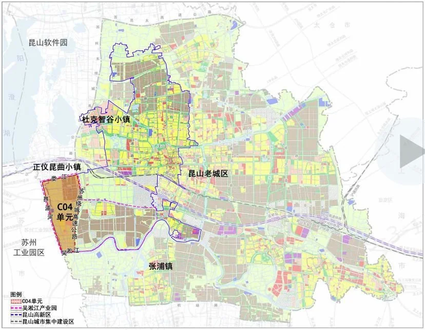 c04规划编制单元控制性规划草案 1月31日,《昆山市c04规划编制单元