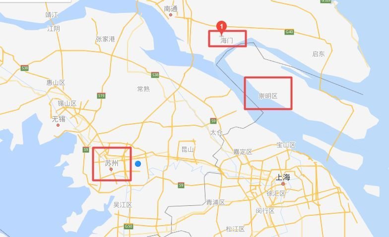 上海第三机场落址南通海门