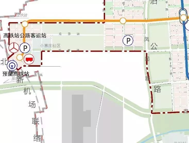 天津至北京大兴国际机场联络线环评公示，廊坊安次、永清均有设站