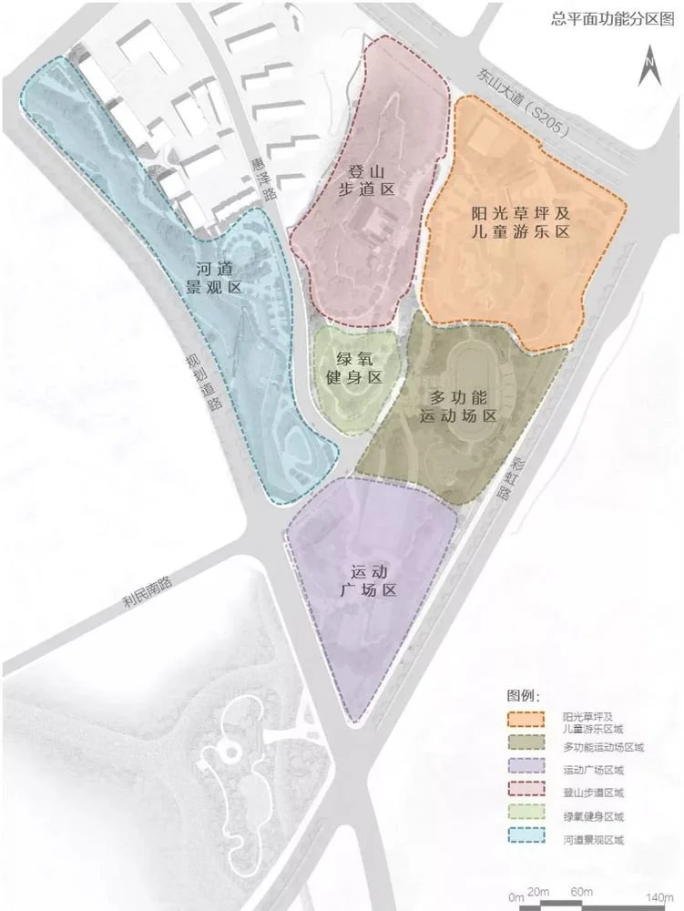 绵阳城区将建新公园,占地12.8公顷,6大功能区,效果图公布!