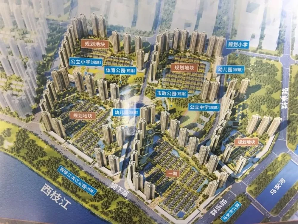 江誉城一期总占地约55万㎡,预计年底交楼,最迟是明年5月份.