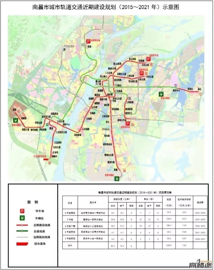 谜之线官方再曝地铁5号线最新规划图4年5版堪称南昌网红线