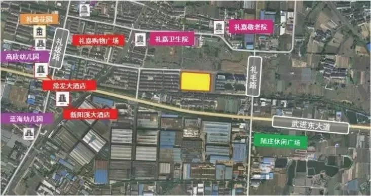 礼嘉镇百兴路地块规划图