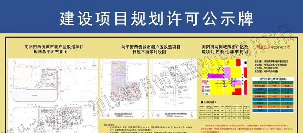看看有没有你家?大同向阳街两侧城市棚户区改造项目公示啦!