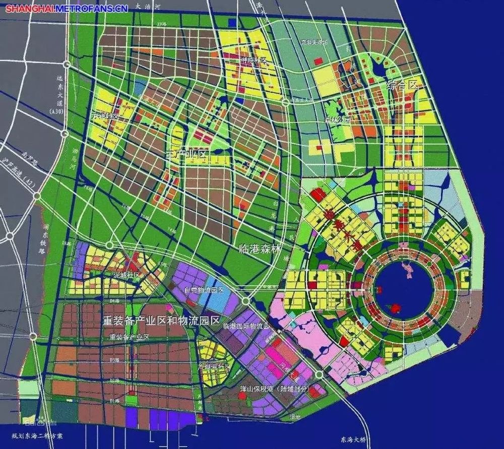 临港在上海2035规划中被定义为 中国新一轮改革开放先行示范区, 与