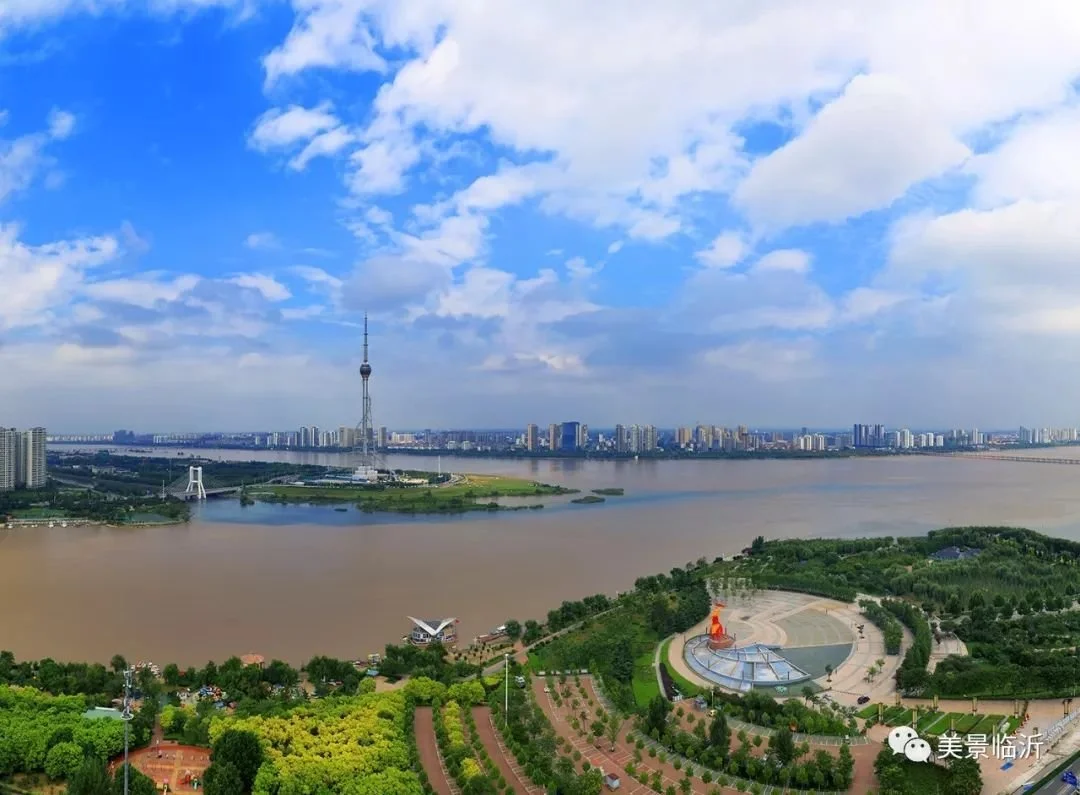 刷屏了!临沂三河口再现"琅琊八景"之"沂水拖蓝!