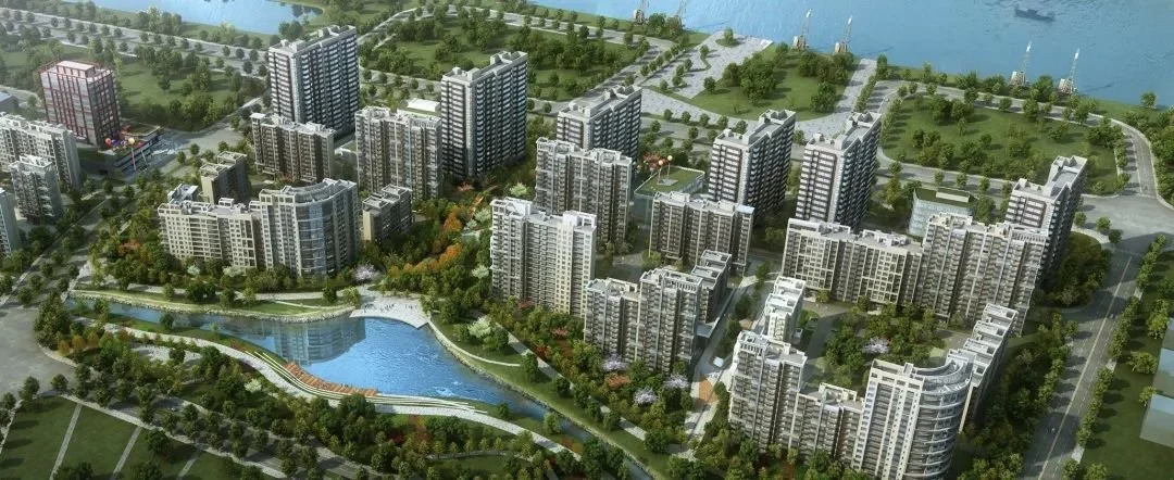 效果图如下:据销了解,整个项目将如下图所示,分为三期推出