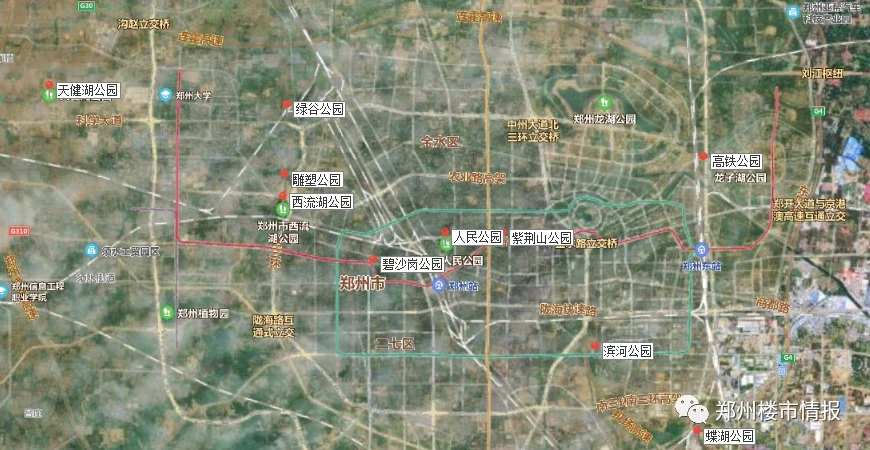 郑州有哪些带公园的楼盘?晚饭后能散步,遛娃的那种!