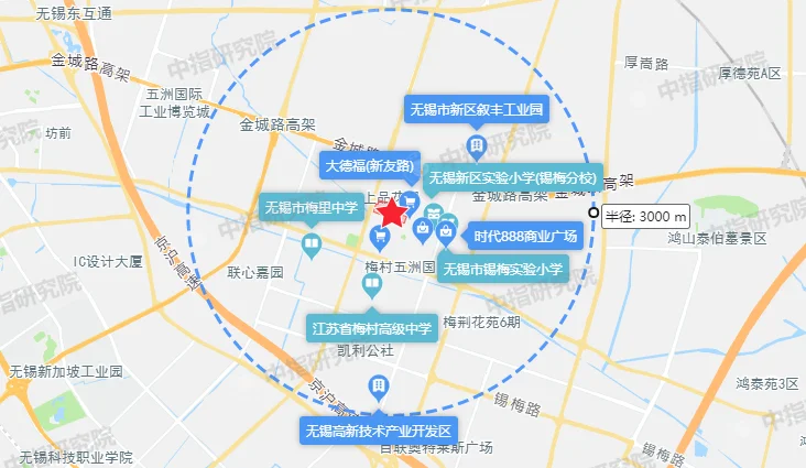 示范小学无锡新区实验小学(锡梅分校),四星级中学江苏省梅村高级中学