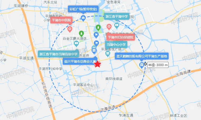 卓越13.54亿竞得嘉兴平湖一宗宅地,竞配保障房面积32400㎡