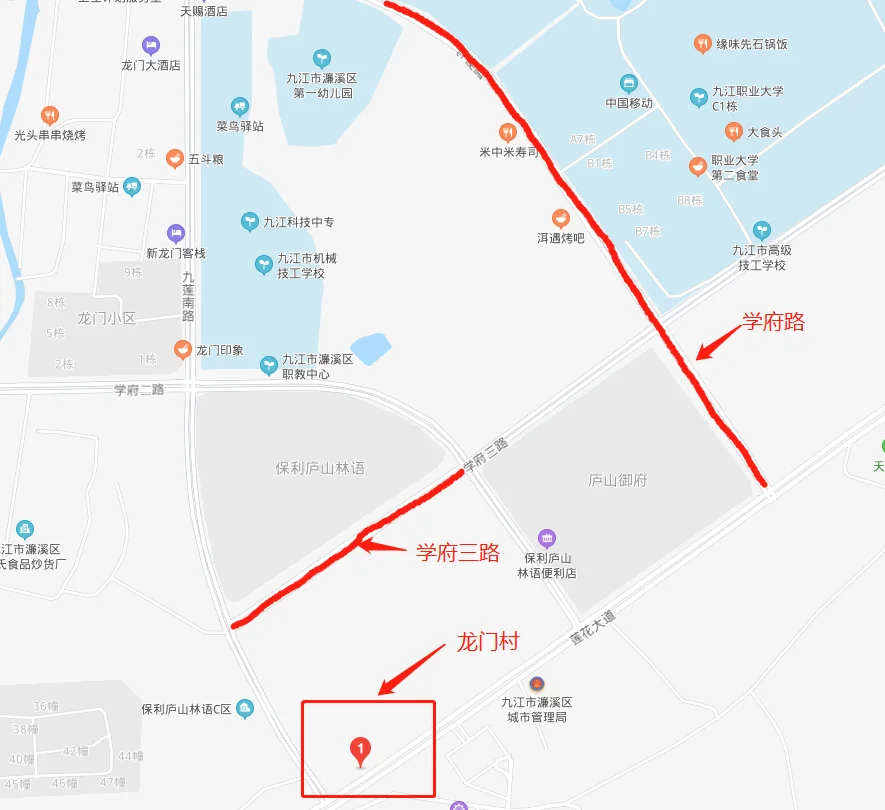 除了濂溪区 柴桑区也有最新拆迁信息 因高铁新区建设规划, 约1950亩将