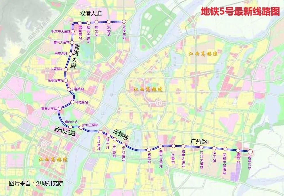 50公里双延线缔造南昌地铁现役最长线超级环线将由此线补缺