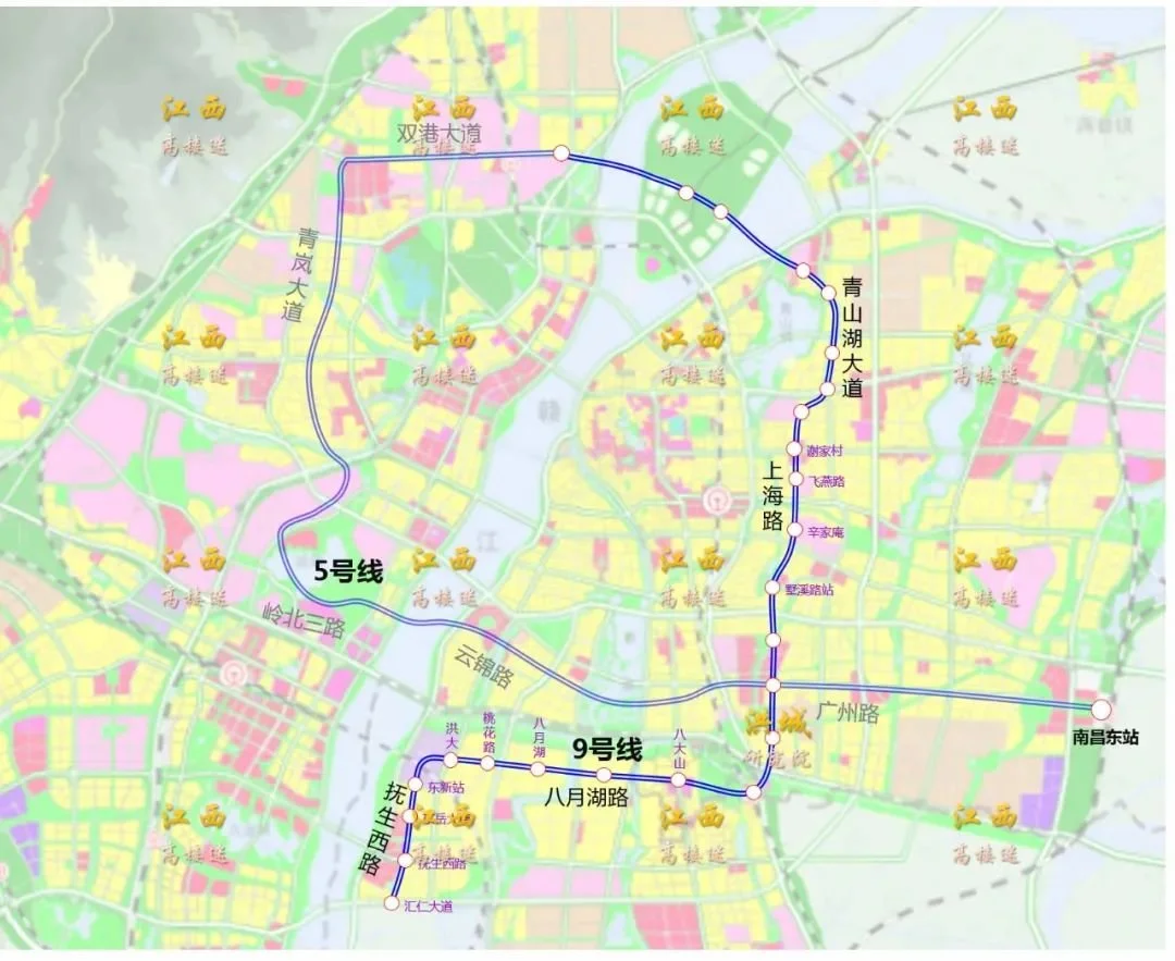 50公里双延线缔造南昌地铁现役最长线超级环线将由此线补缺