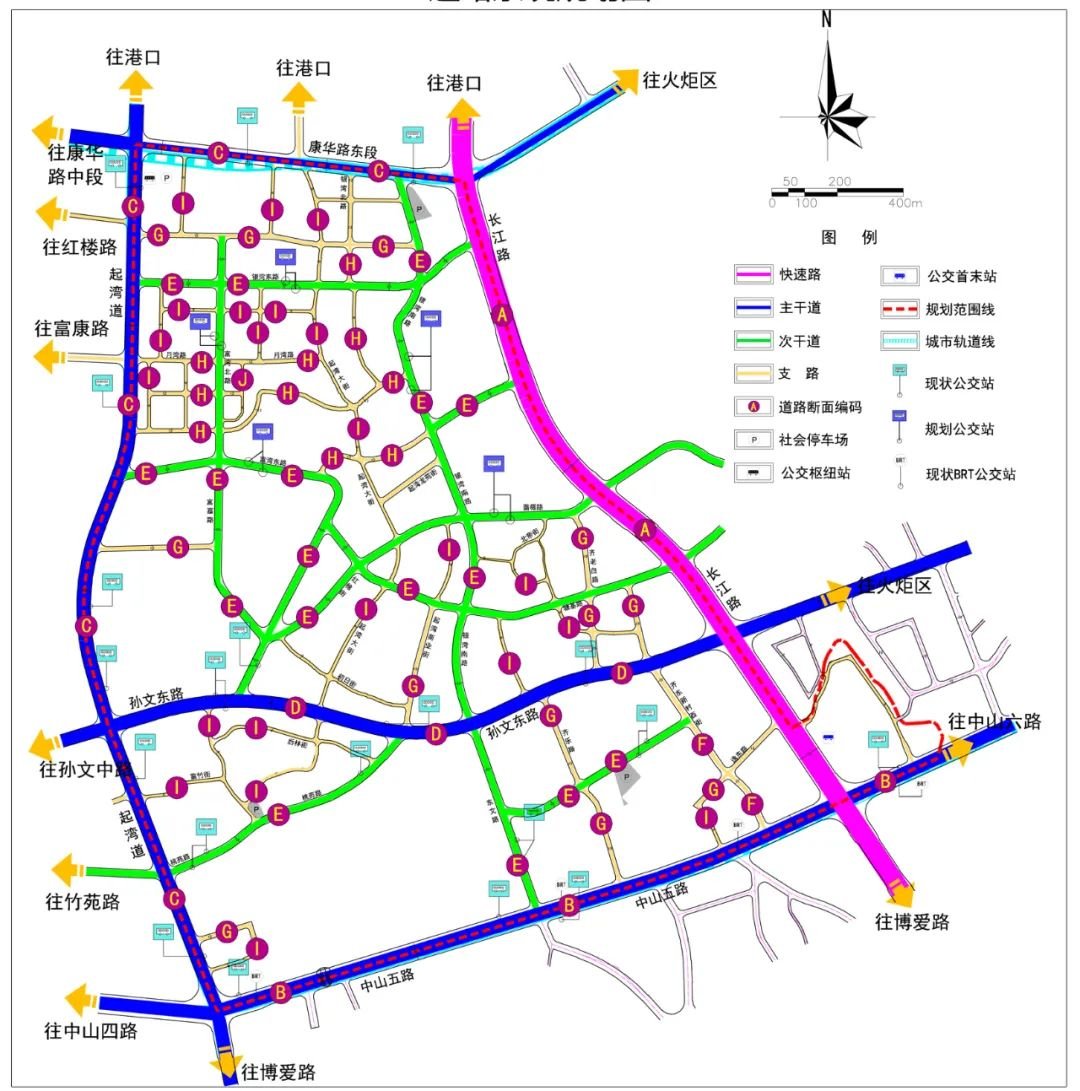 中山东区起湾片区落实3条城轨走向!