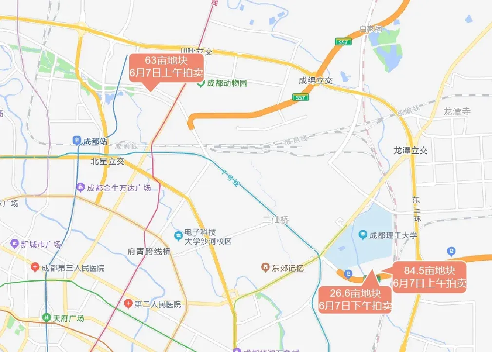 全部清水销售成华区3宗“双限地”让区域的价格预期有点儿“盼头”