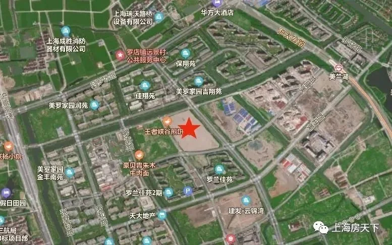 地块名称:宝山区罗店大居0110-02地块 四至范围:东至0110-03地块,南