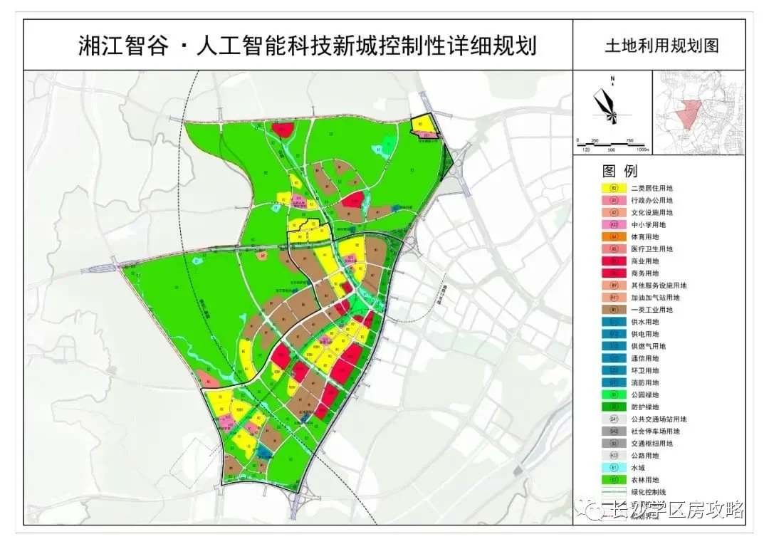 在此区域,碧桂园打造湘江智谷·人工科技智能城,同样是一个产城融合的